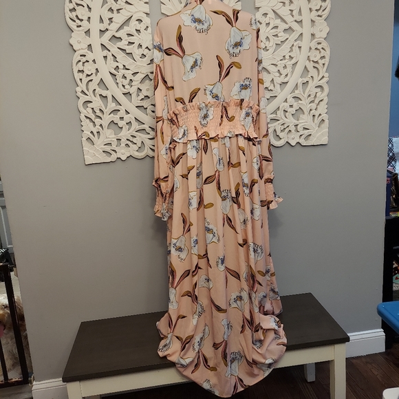 Plus Size Floral Spring Dress - Picture 3 of 7